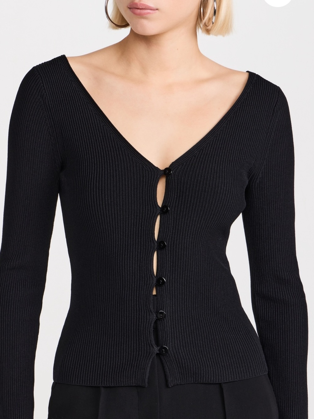 Enza Costa Viscose Sweater V Cardigan